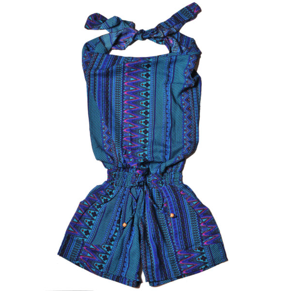 Romper Top/Short con Escote Drapeado Vidissima