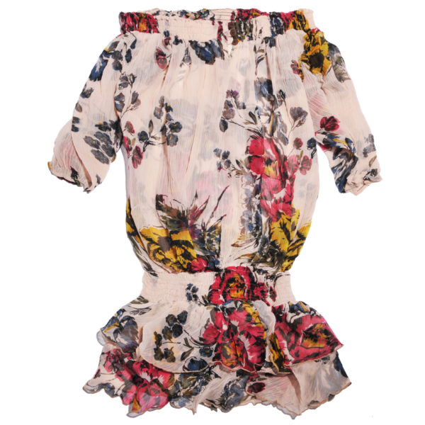 Blusa Manga Corta con Holanes Vidissima