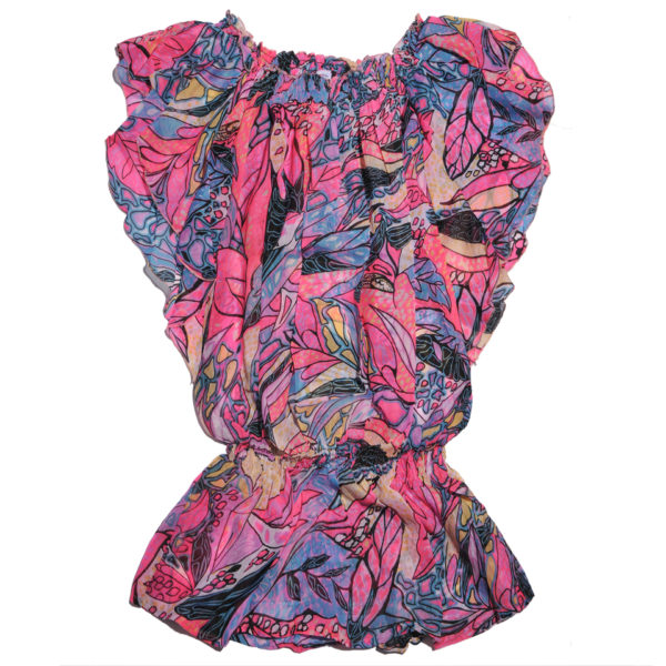 Blusa Manga Corta Drapeada Vidissima