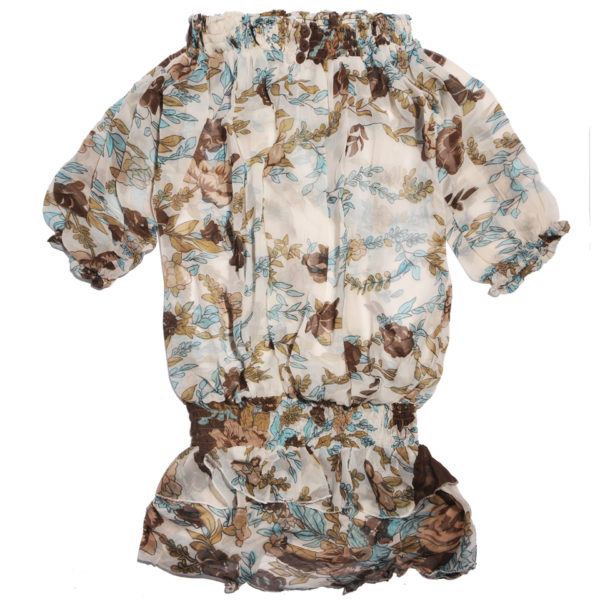 Blusa Manga Corta con Holanes Vidissima