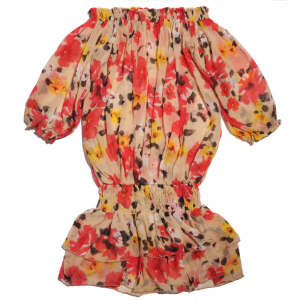 Blusa Manga Corta con Holanes Vidissima