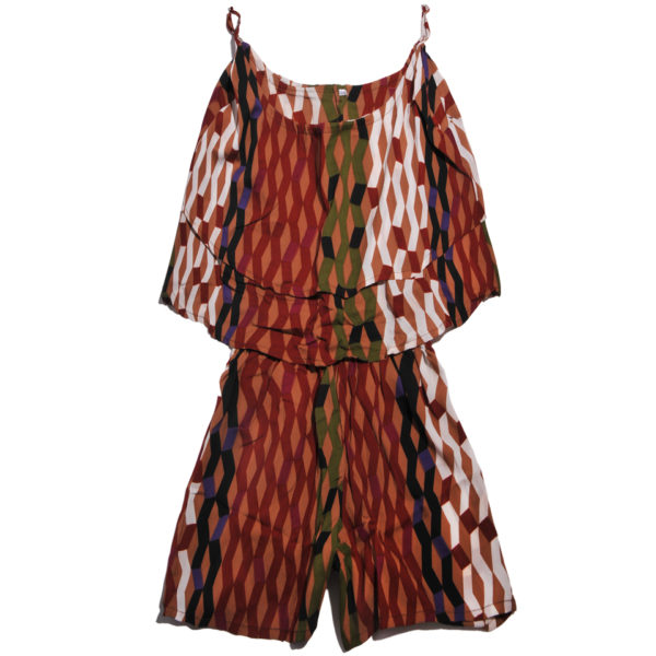 Romper Top Short con Escote en U Vidissima