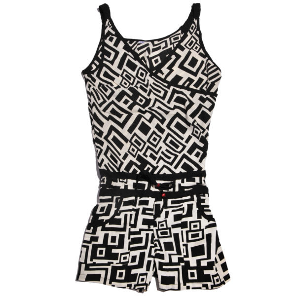 Romper Top Short con Escote Cruzado Vidissima