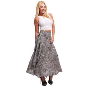 Falda Larga de Cintura Alta