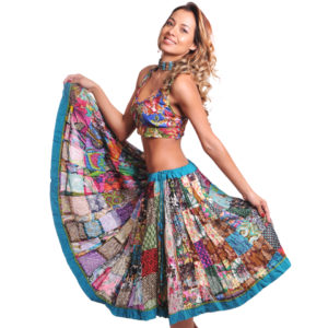 Falda Larga de Algodón