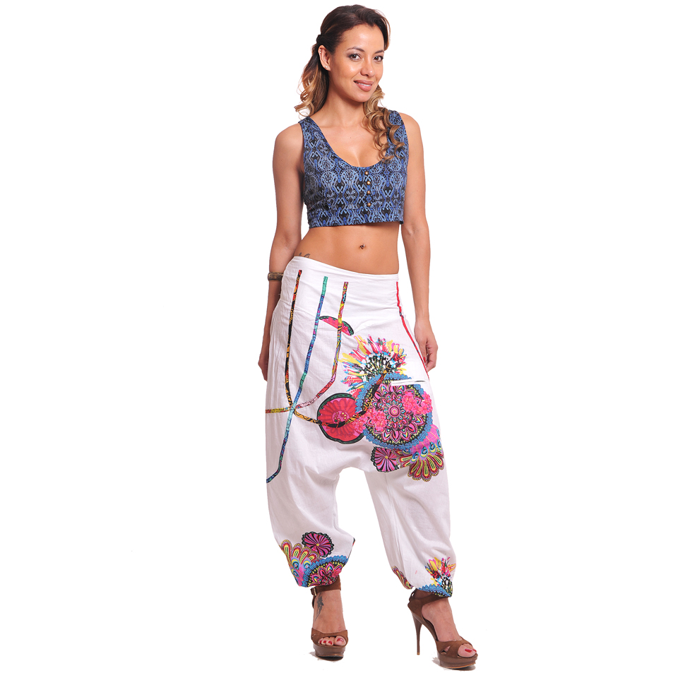 Pantalones turcos mujer clearance
