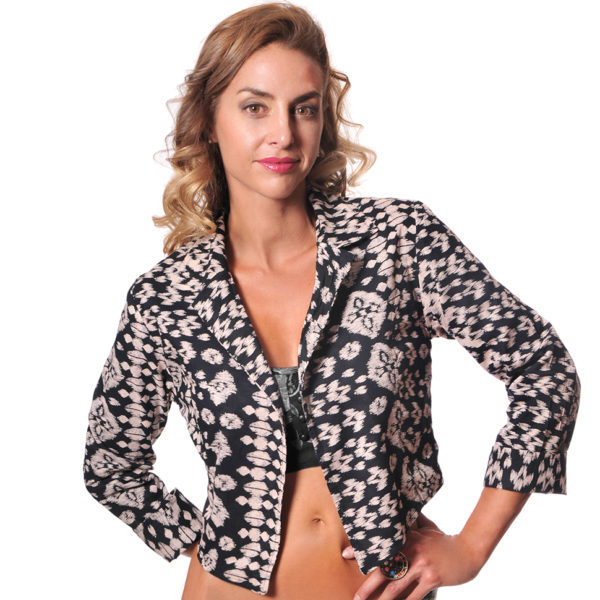Chaqueta Corta con Bordado Vidissima