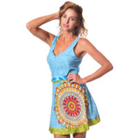 Vestido Corto sin Mangas Vidissima