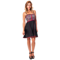 Vestido Corto con Tejido Vidissima