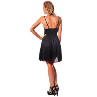 Vestido Corto con Tejido Vidissima