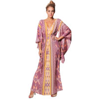 Vestido Largo con Mangas de Kimono Vidissima