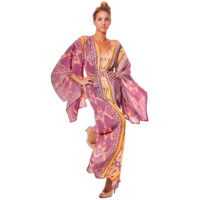 Vestido Largo con Mangas de Kimono Vidissima