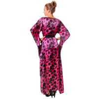 Vestido Largo Kaftan de Satín Vidissima