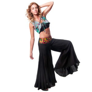 Pantalón Holgado con Bordado