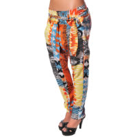 Pantalón con Tiro Bajo de Poliéster Vidissima