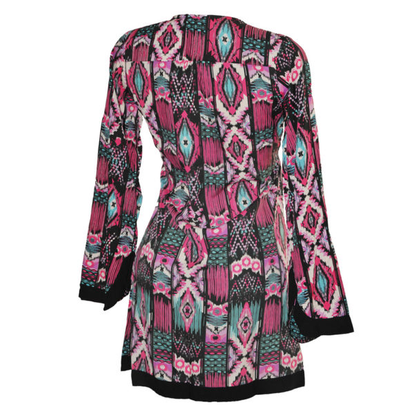Vestido Corto de Manga Larga - Imagen 2