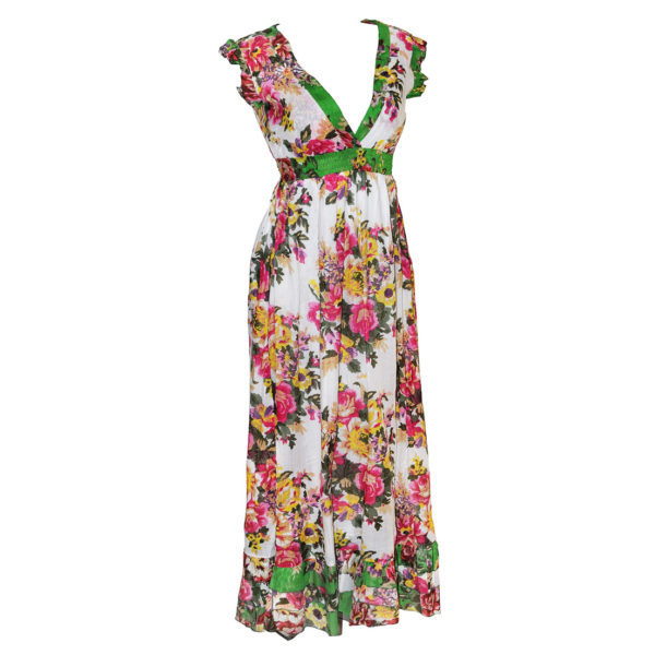Vestido Largo y Ancho con Cintura Elástica - Imagen 3