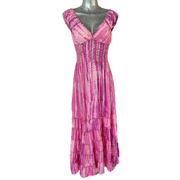 Vestido Acanalado Manga Corta 1 01