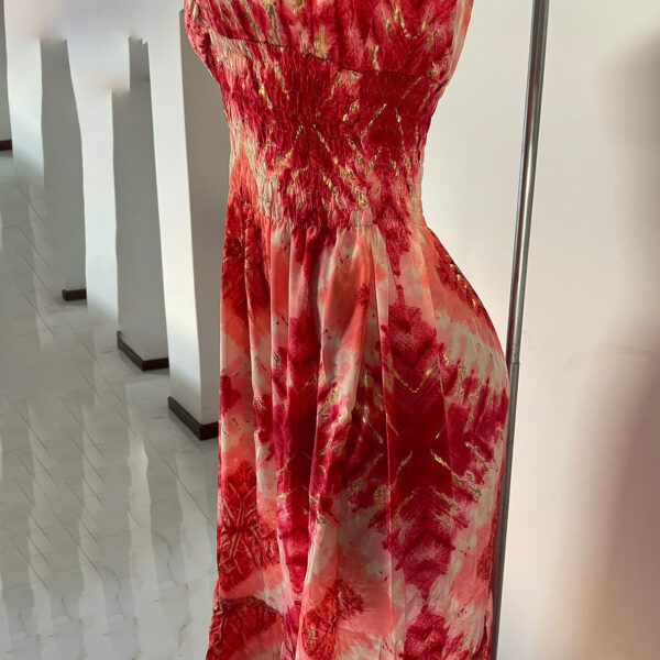 Vestido Acanalado Manga Corta - Imagen 14