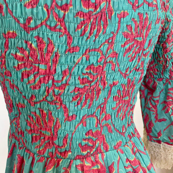 Vestido Acanalado con Flecos - Imagen 5