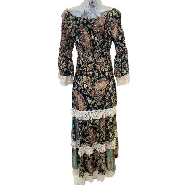 Vestido Acanalado con Flecos - Imagen 9