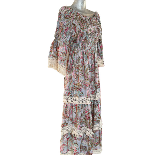 Vestido Acanalado con Flecos - Imagen 14