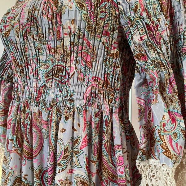 Vestido Acanalado con Flecos - Imagen 15