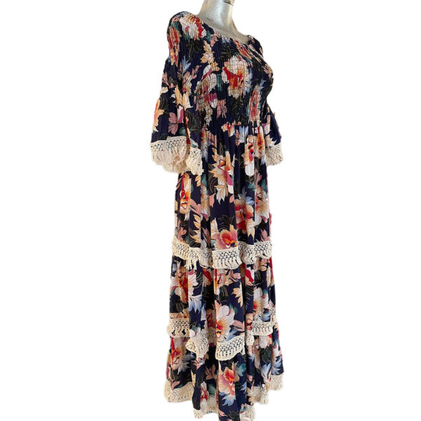 Vestido Acanalado con Flecos - Imagen 17
