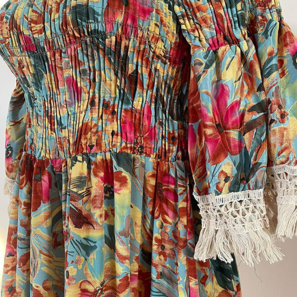 Vestido Acanalado con Flecos - Imagen 24