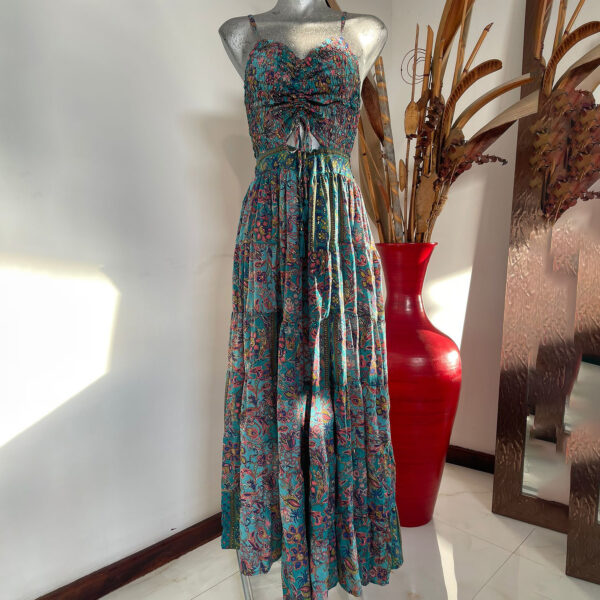 Vestido Acanalado con Tirantes 2 01