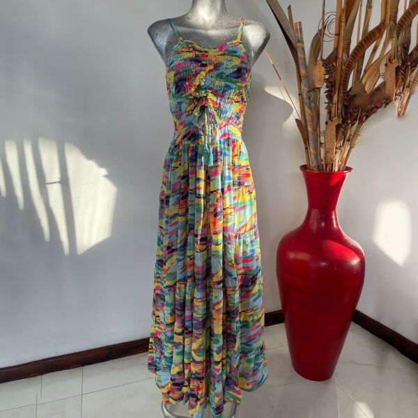 Vestido Acanalado con Tirantes 4 01