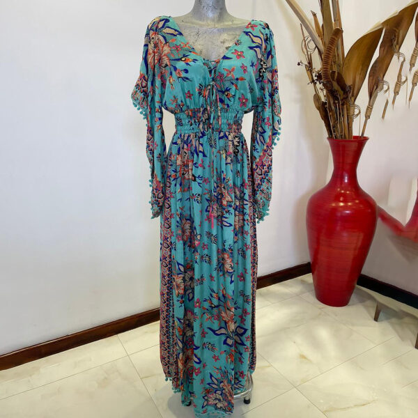 Vestido de borlas 010 02