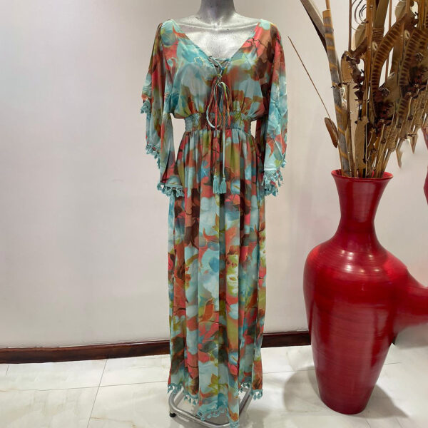 Vestido de borlas 011 01