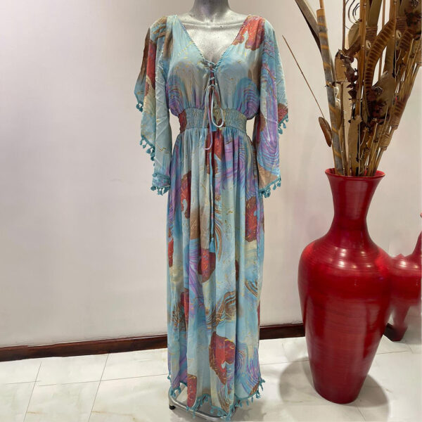 Vestido de borlas 012 02