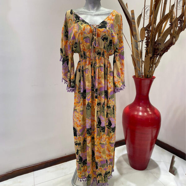 Vestido de borlas 04 02