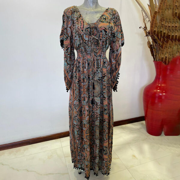 Vestido de borlas 05 01