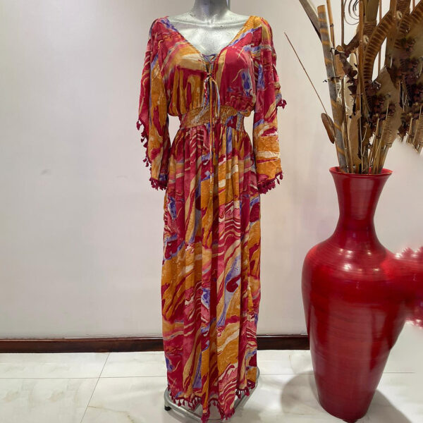 Vestido de borlas 07 01